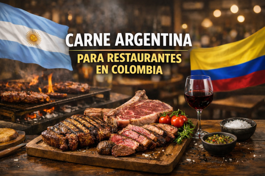 Carne argentina para restaurantes en Colombia