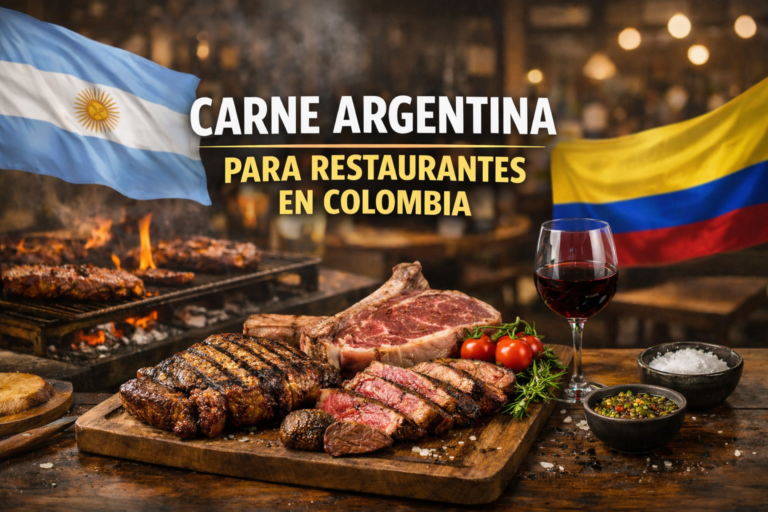 Carne argentina para restaurantes en Colombia