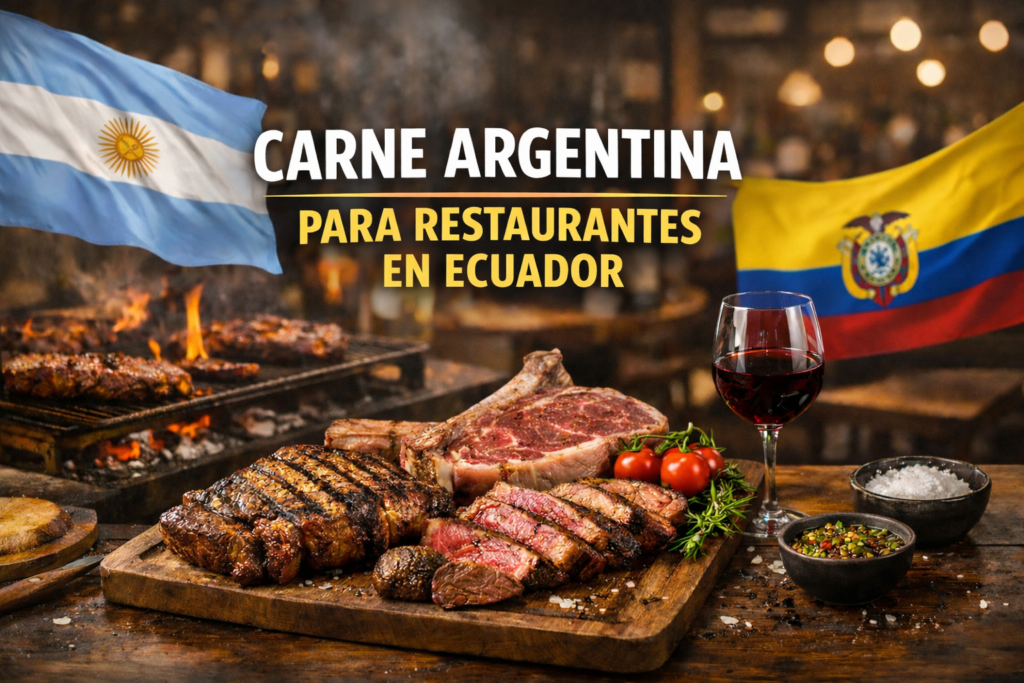Carne argentina para restaurantes en Ecuador
