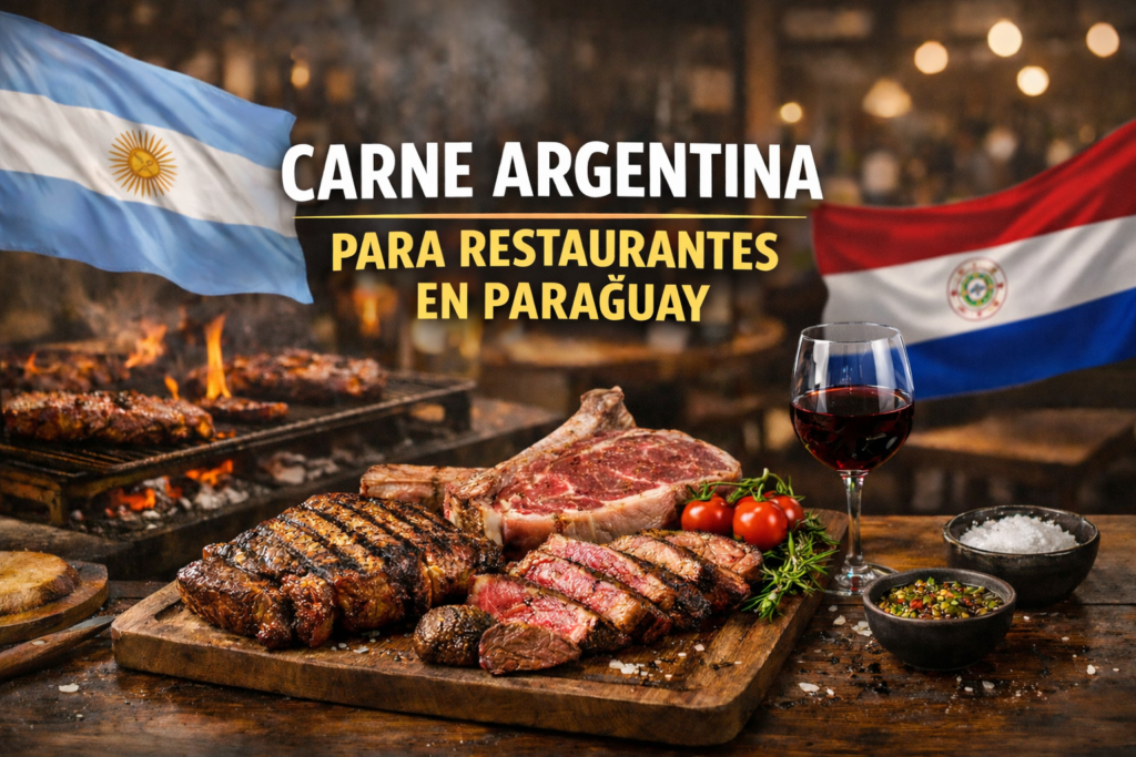 Carne argentina para restaurantes en Paraguay