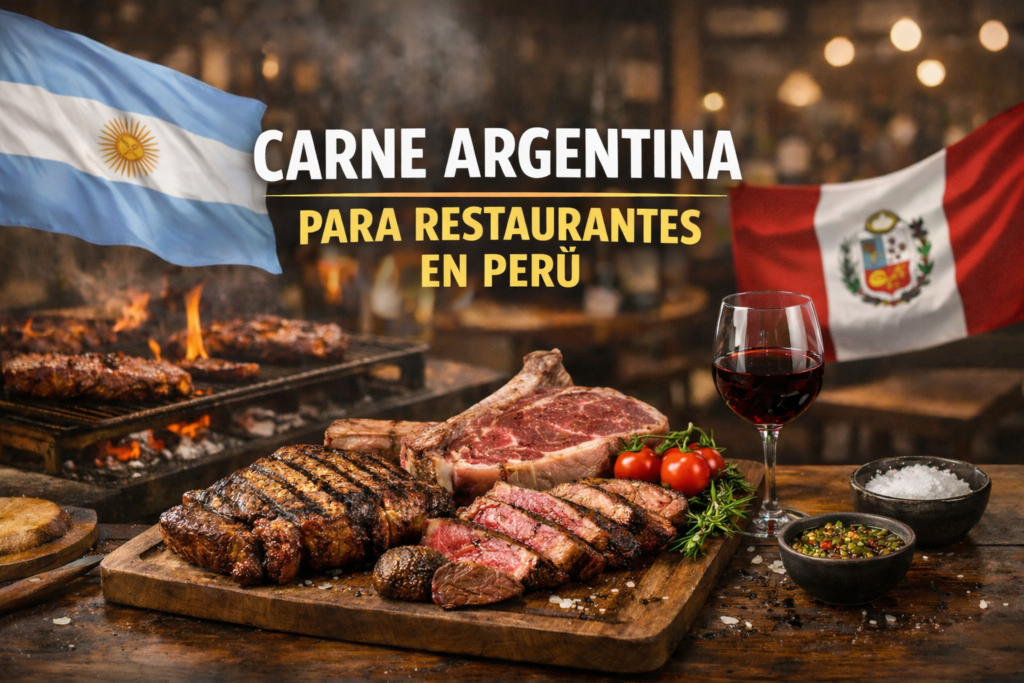 Carne argentina para restaurantes en Perú
